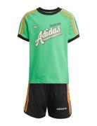 Short Tee Set Sets Sets With Short-sleeved T-shirt Green Adidas Origin...