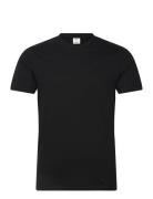 100% Cotton Slim-Fit T-Shirt Tops T-shirts Short-sleeved Black Mango