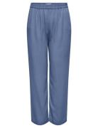 Carcharis Life Hw Pull-Up Pant Wvn Bottoms Trousers Straight Leg Blue ...