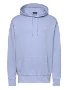 Loopback Fleece Hoodie Tops Sweat-shirts & Hoodies Hoodies Blue Polo R...