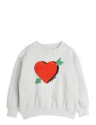 Arrowed Heart Chenille Sweatshirt Tops Sweat-shirts & Hoodies Sweat-sh...