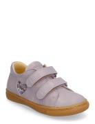 Shoes - Flat - With Velcro Lave Sneakers Purple ANGULUS