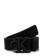 Ck Buckle Belt Belte Black Calvin Klein