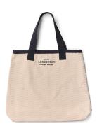 Wave Jaquard Shopper Shopper Veske Cream Lexington Clothing