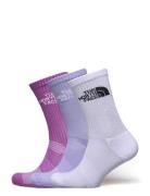 Multi Sport Cush Crew Sock 3P Sport Socks Regular Socks White The Nort...