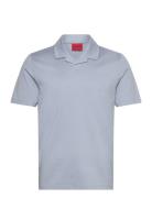 Dimerspolo Tops Polos Short-sleeved Blue HUGO