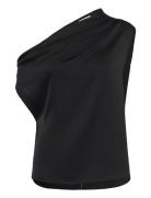 Lana Silk Tank Tops Blouses Sleeveless Black Ahlvar Gallery