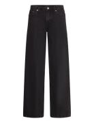 Ample Low Loose Jeans Bottoms Jeans Wide Black Weekday