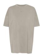 Jiogz Over Tee Tops T-shirts & Tops Short-sleeved Beige Gestuz