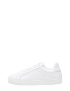 Slhevan Leather Sneaker Noos Lave Sneakers White Selected Homme