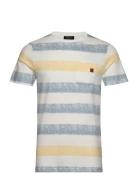 Inhernandez Tops T-shirts Short-sleeved Cream INDICODE