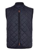 Teddy Quilted Vest Vest Navy Morris