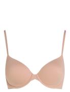 Ll Full Coverage Lingerie Bras & Tops Full Cup Bras Beige Calvin Klein