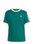 3 Stripe Tee Sport T-shirts & Tops Short-sleeved Green Adidas Original...