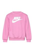 Nkn French Terry Crew Tops Sweat-shirts & Hoodies Sweat-shirts Pink Ni...