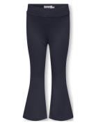 Kmgpaige Life Flared Pnt Noos Bottoms Trousers Navy Kids Only