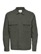 Onskennet Ls Linen Overshirt Noos Tops Overshirts Khaki Green ONLY & S...