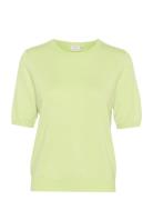 Kalizza O-Neck Pullover Tops Knitwear Jumpers Green Kaffe