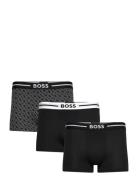 Trunk 3P Bold Design Boksershorts Black BOSS