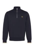 Half Zip Sweatshirt Tops Sweat-shirts & Hoodies Sweat-shirts Navy Fred...