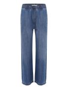 Sophinaiw Pullon Pants Bottoms Jeans Wide Blue InWear