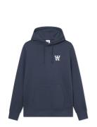 Wwash Aa Tops Sweat-shirts & Hoodies Hoodies Navy Double A By Wood Woo...