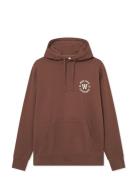 Wwcass Aa Seal Print Tops Sweat-shirts & Hoodies Hoodies Brown Double ...