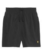 Plain Swim Short Badeshorts Black Lyle & Scott