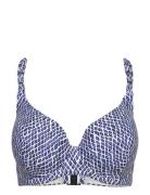 Tidra T-Shirt Bra Swimwear Bikinis Bikini Tops Wired Bikinitops Blue F...