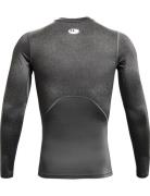 Ua Hg Armour Comp Ls Sport T-shirts Long-sleeved Grey Under Armour