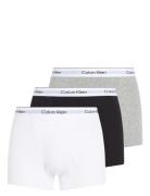 Relaxed Dart Trunk 3Pk Boksershorts Grey Calvin Klein