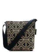 Small Shoulder Bag Straw Diamond Black Bags Small Shoulder Bags-crossb...