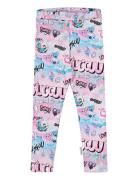 Print Leggings Bottoms Leggings Pink Gugguu