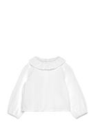 Cheesecloth Cotton Blouse Tops Blouses & Tunics White Mango