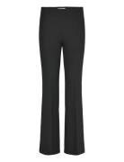 Karin Solid Trouser Bottoms Trousers Flared Black BUSNEL