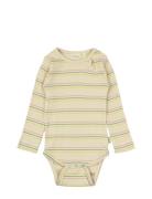 Body L/S Modal Multi Striped Bodies Long-sleeved Multi/patterned Petit...