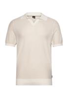 H-Jianluca Designers Polos Short-sleeved Beige BOSS