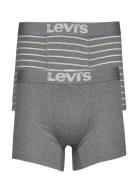 Levis Men Vintg Stripe Yd Boxer Brief 2P Boksershorts Grey Levi's®