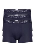 Stretch Cotton Trunk 3-Pack Boksershorts Blue Polo Ralph Lauren