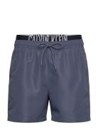 Medium Double Wb Badeshorts Grey Calvin Klein