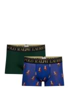 Stretch Cotton Trunk 2-Pack Boksershorts Black Polo Ralph Lauren