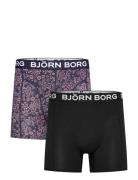 Bamboo Cotton Blend Boxer 2P Boksershorts Black Björn Borg