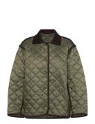 Quilted Liner Jacket Vattert Jakke Green Weekday