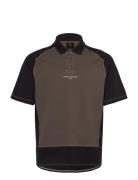 Polo Shirt Tops Polos Short-sleeved Brown Armani Exchange