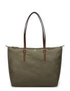 Nylon Medium Keaton Tote Bag Shopper Veske Khaki Green Lauren Ralph La...