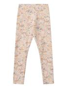 Jersey Leggings Jules Bottoms Leggings Multi/patterned Wheat