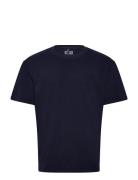 Taylor T-Shirt Tops T-shirts Short-sleeved Navy Fat Moose