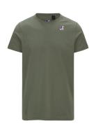 Le Vrai Edouard Tops T-shirts Short-sleeved Green K-Way