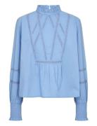 Nieldapw Bl Tops Blouses Long-sleeved Blue Part Two