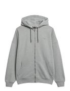 Studios Zip Hoodie Tops Sweat-shirts & Hoodies Hoodies Grey Superdry